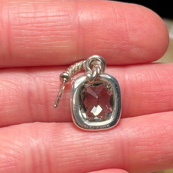 David Yurman Prasiolite & Diamond Labyrinth Drop Earrings - Picture 15 of 16